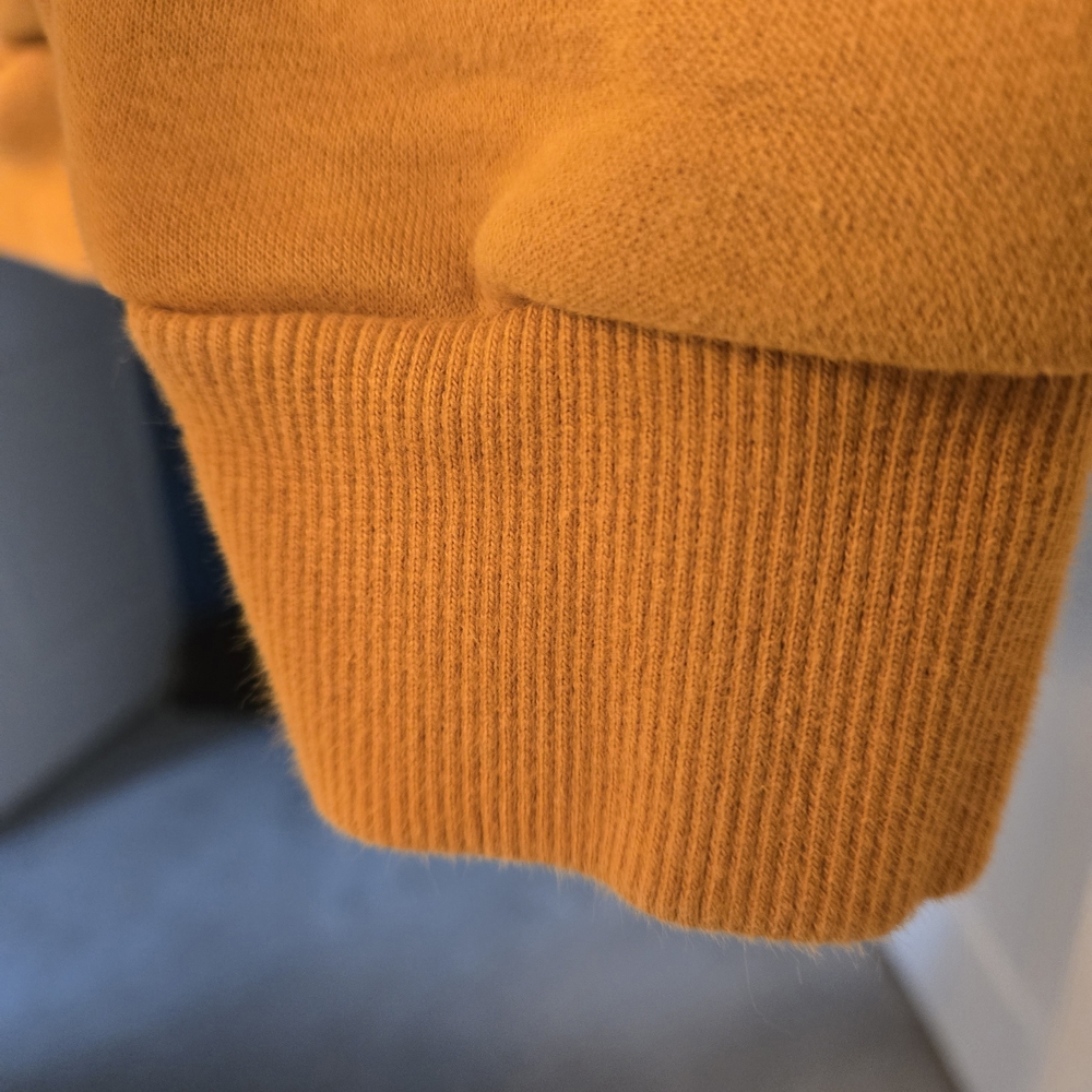 Denim & Flower Men's Half-Zip Sweater - Mustard Gold US L - Picture 12 of 14